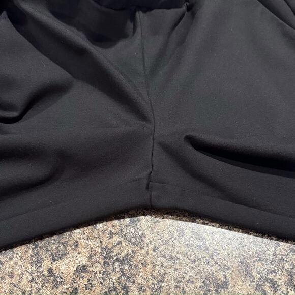 Universal Standard Dress Pants Pull On Ankle Zip Minimalist Black Size XS 10-12 - Picture 6 of 7